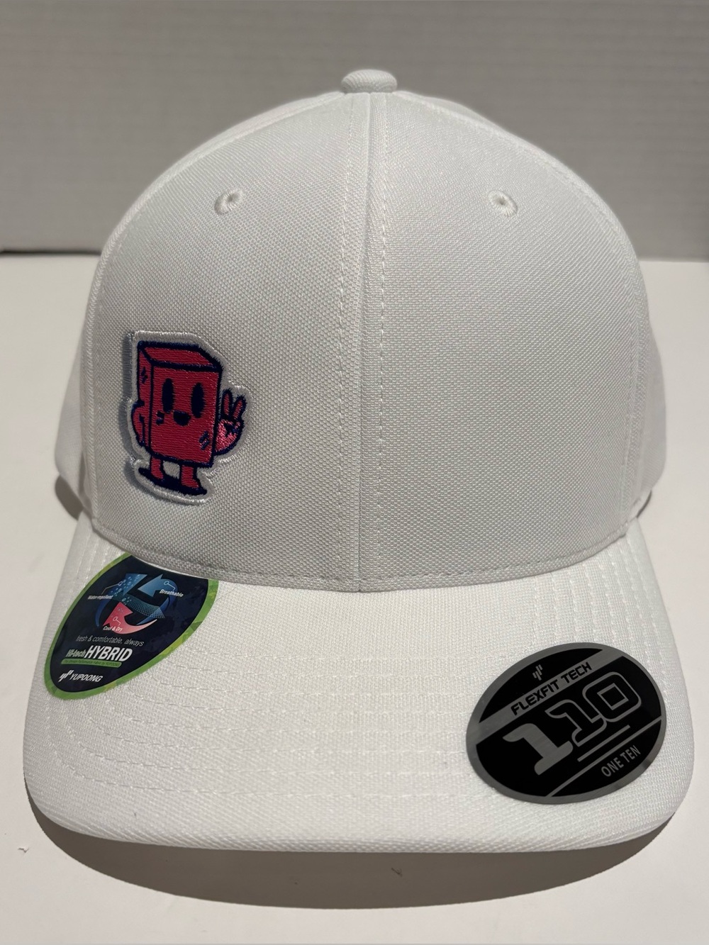 Rare Gummi Popz Promo Hat - White Yupoong Flexfit 110 Snapback - Brand New
